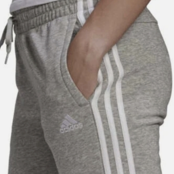Adidas Women’s 3 Stripes French Terry Pants Size Large NWOT - Picture 13 of 16